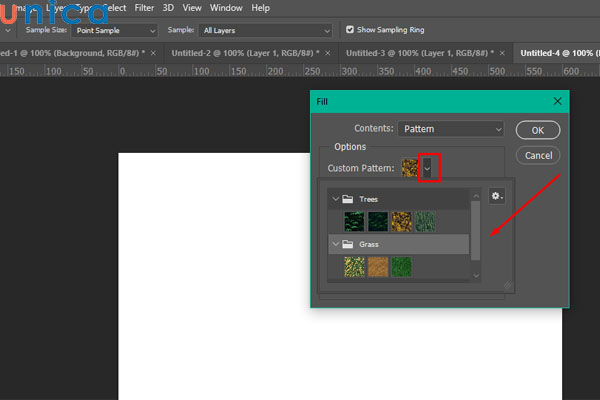 Chọn mẫu Pattern khác