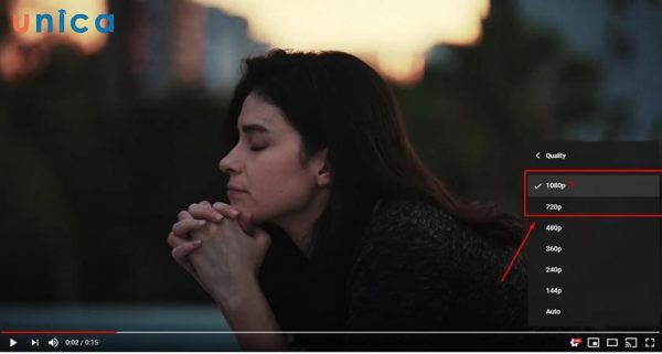 Chọn chất lượng hiển thị