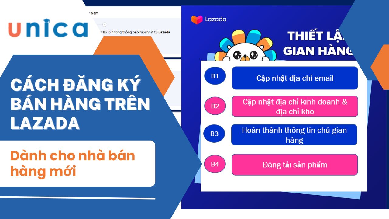 Cách đăng ký bán hàng trên lazada dành cho nhà bán hàng mới