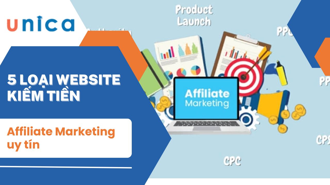 5 loại website kiếm tiền Affiliate Marketing uy tín