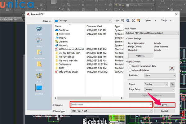 Đặt tên và chọn Save để lưu