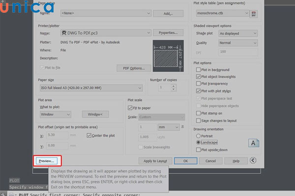 Xem trước thiết kế