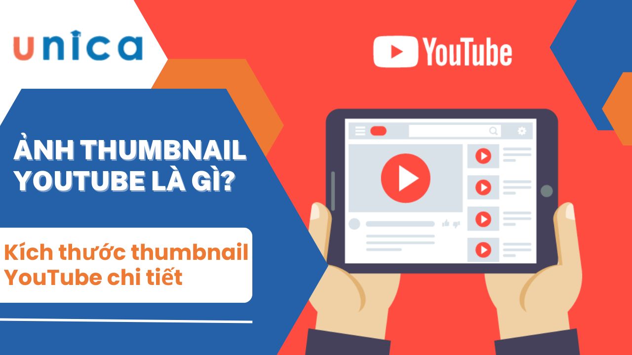 Kích thước thumbnail, ảnh đại diện, ảnh bìa YouTube chuẩn nhất