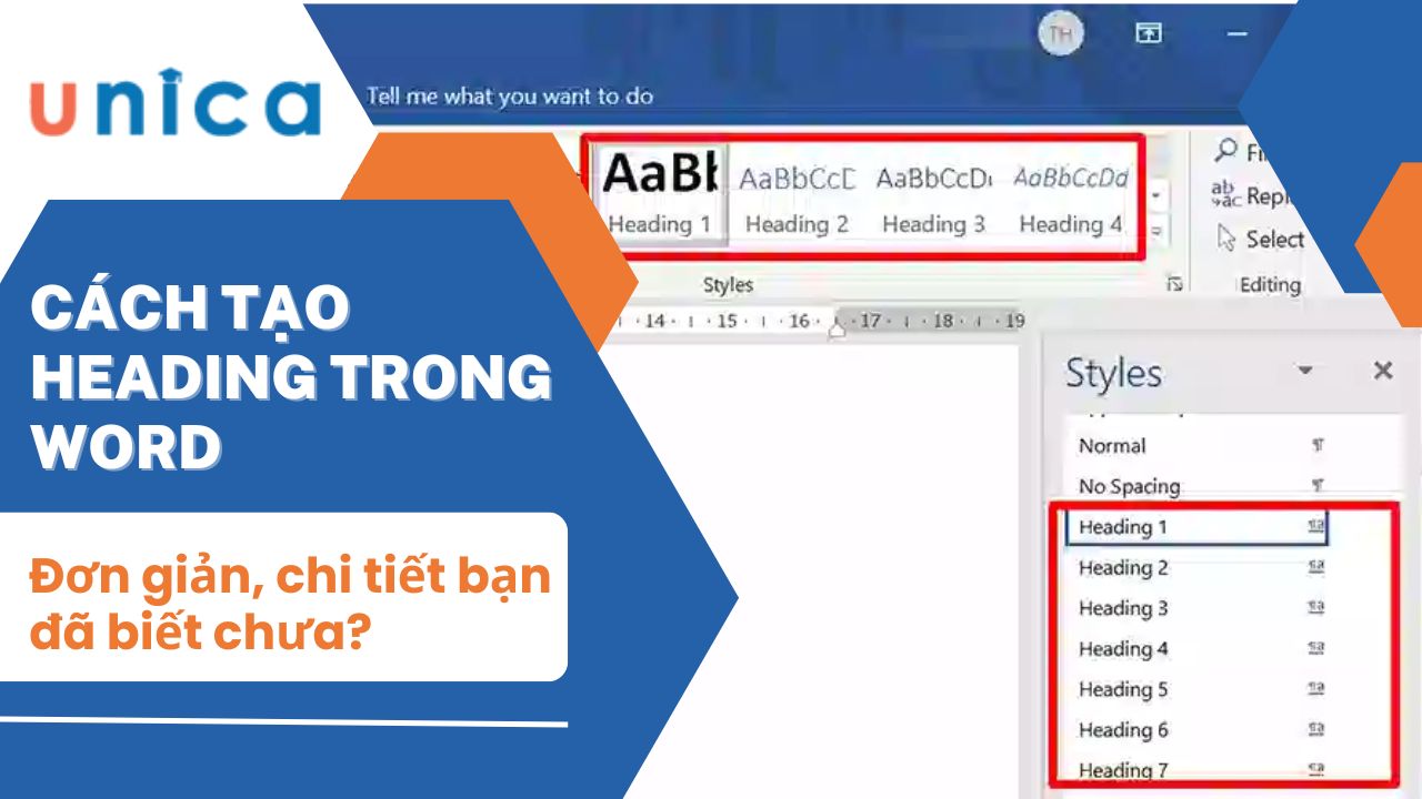 Cách tạo Heading trong Word đơn giản và chi tiết nhất