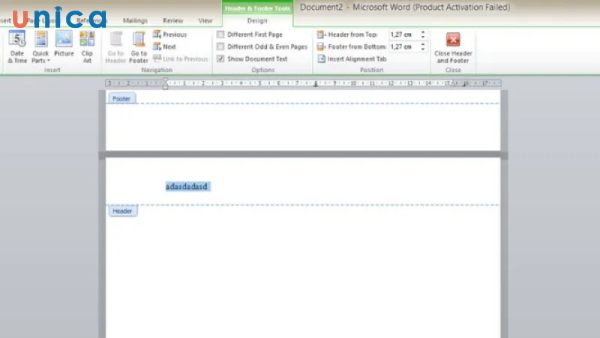 Xóa tất cả header and footer ở tất cả các trang