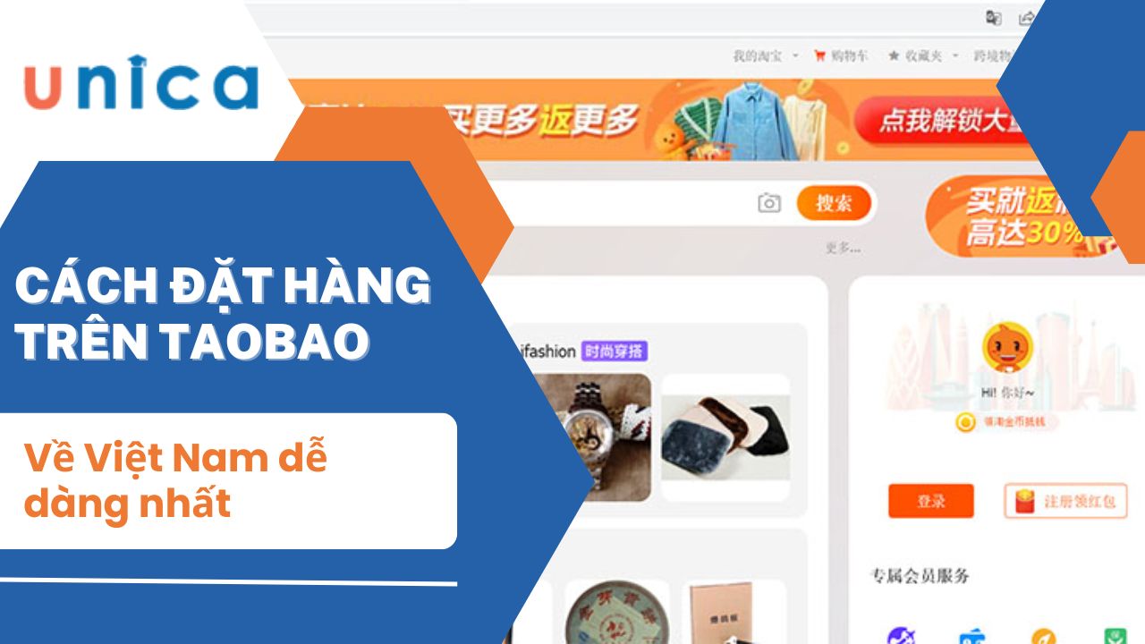 Cách đặt hàng trên Taobao về Việt Nam dễ dàng nhất