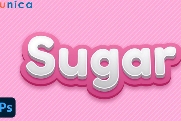 Mẫu viền chữ nổi lên trên bề mặt