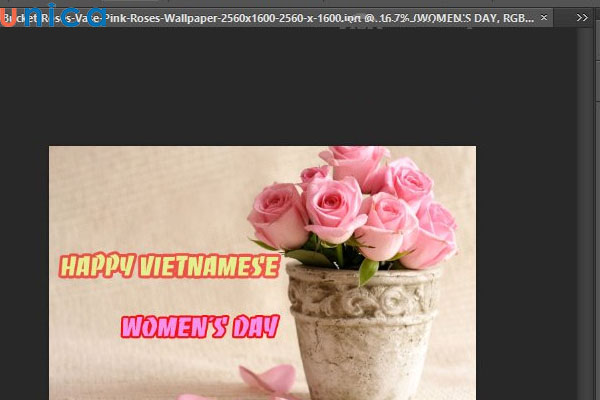 Mẫu tạo viền chữ bắt mắt trong Photoshop