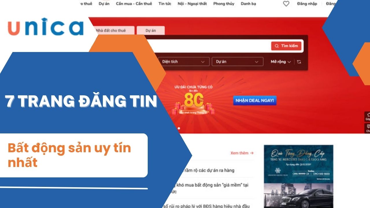 7 Trang đăng tin bất động sản uy tín nhất