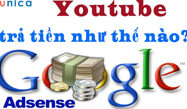 Youtube trả tiền qua tài khoản ngân hàng Google Adsense