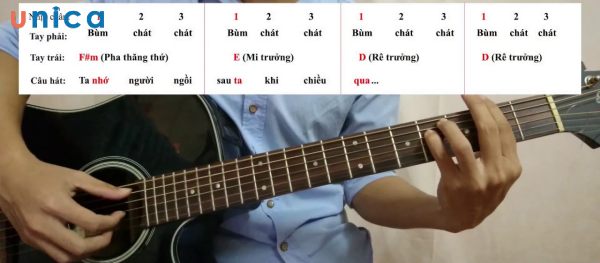 Cách đánh điệu valse trong guitar đệm hát