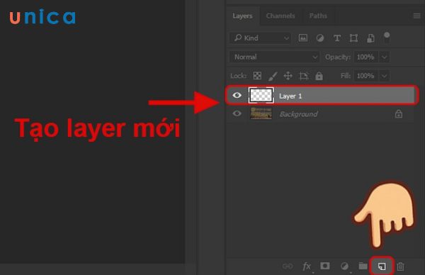 Tạo thêm layer mới
