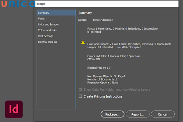 Tính năng Package hỗ trợ đóng gói tất cả mọi thứ vào một file duy nhất