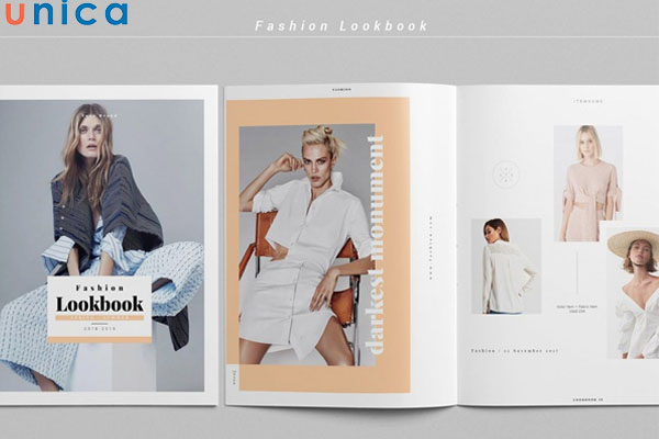 Mẫu lookbook đẹp mắt