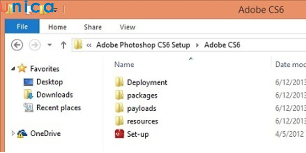 Chọn Setup để bắt đầu quá trình cài đặt