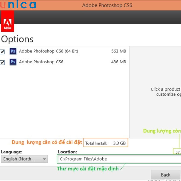 Lựa chọn một trong 2 phiên bản