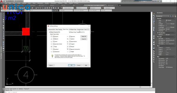 Bắt điểm trong CAD bị giật