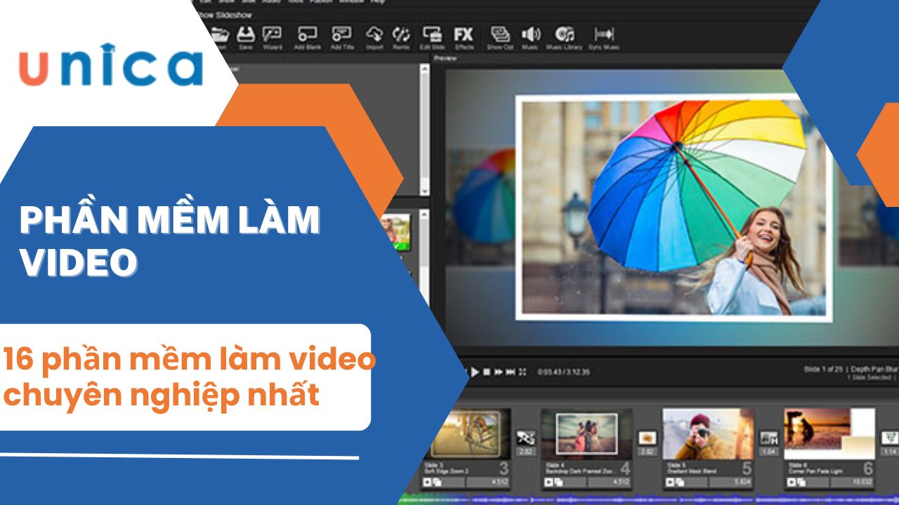 Top 16 phần mềm làm video chuyên nghiệp trên máy tính và điện thoại