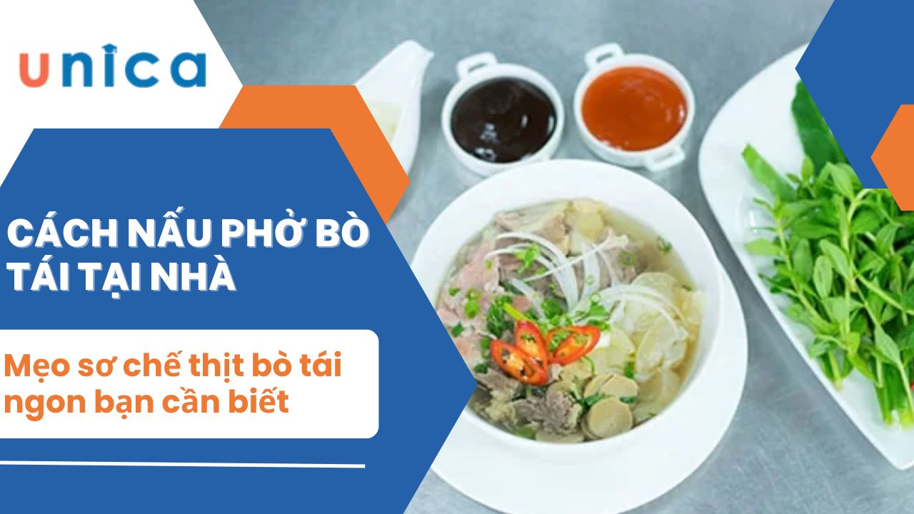 Cách nấu phở bò tái ngọt thơm chuẩn vị