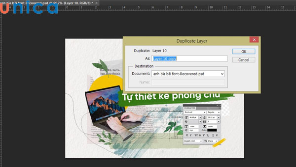 Nhập tên đối tượng cần nhân bản