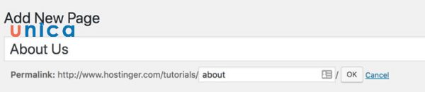 Slug wordpress cho website