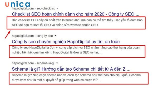 Thẻ mô tả là một đoạn văn ngắn gọn mô tả nội dung của trang web