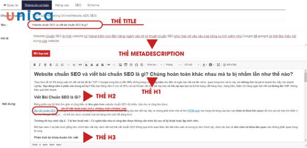 Bài viết chuẩn SEO là gì