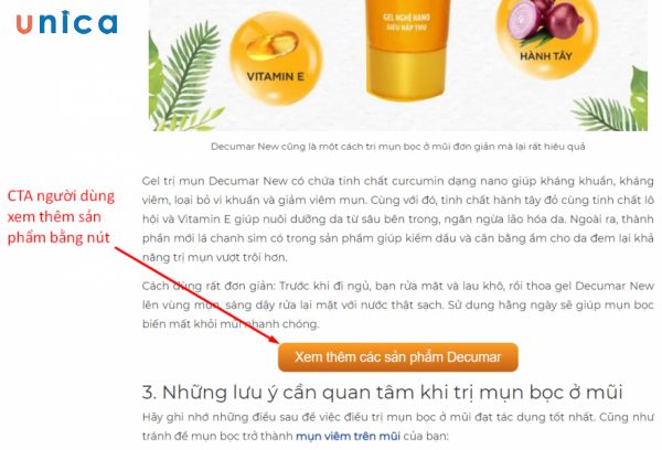 CTA về sản phẩm