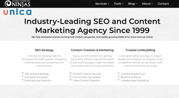 Internet Marketing Ninjas cung cấp một loạt các công cụ SEO miễn phí