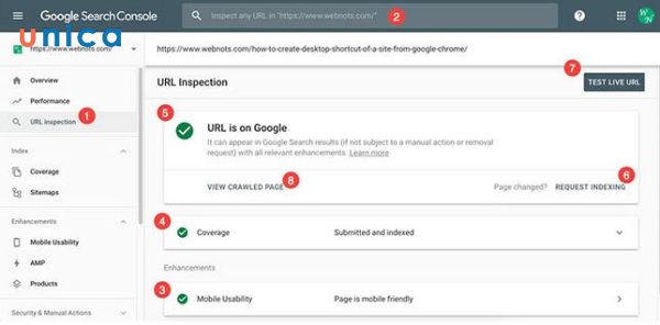 Tính năng index nhanh