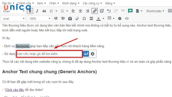 Anchor text giúp tăng tính minh bạch và tin cậy
