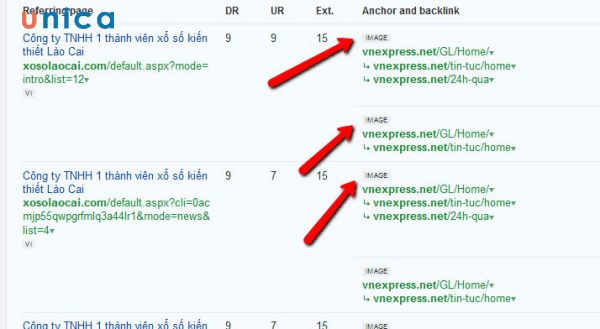 Anchor Text hình ảnh