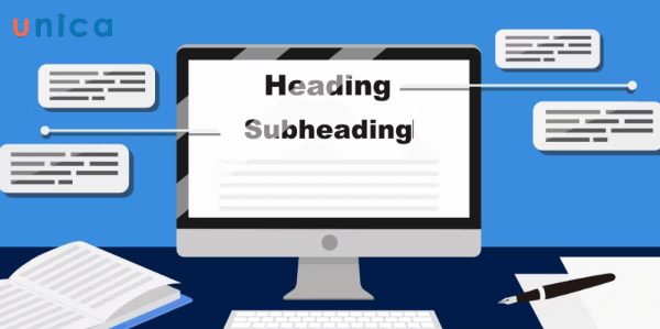 Subheading là một tiêu đề phụ