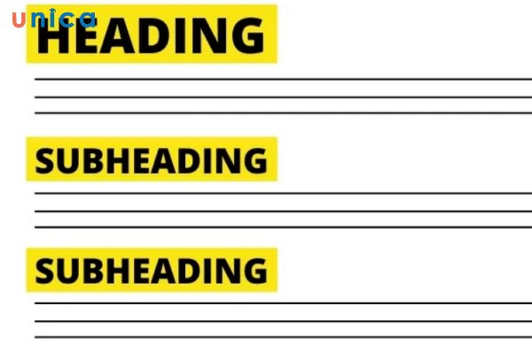 Ví dụ về Subheadings