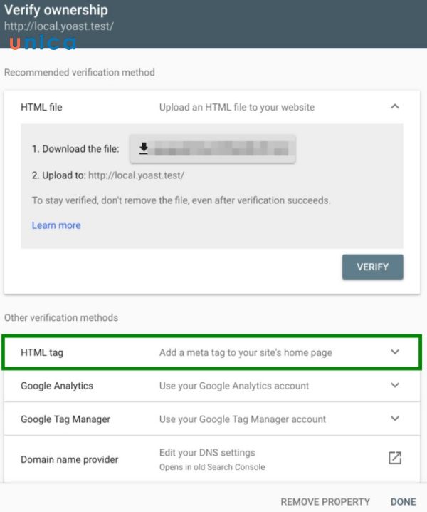 Lần lượt chọn HTML Tag