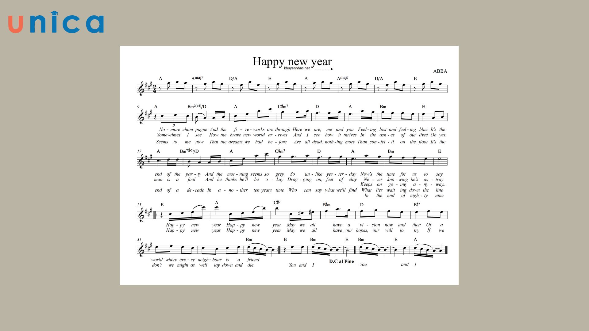 Thổi thành công bài Happy New Year