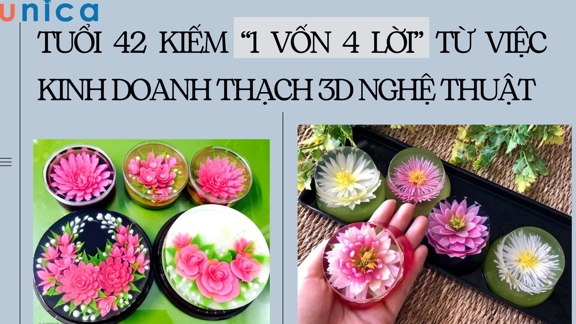 X5 thu nhập so với trước kia từ kinh doanh thạch 3D nghệ thuật