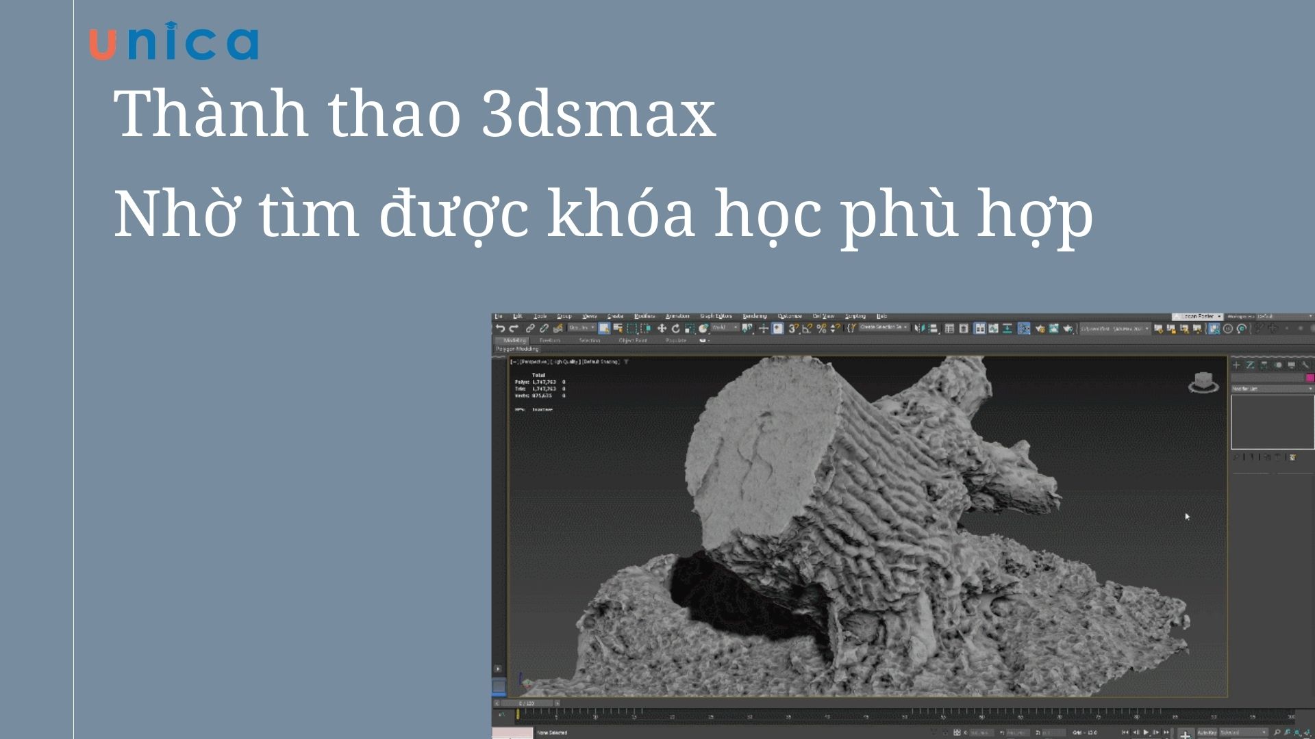 Phỏng vấn Minh Vương: Từ Zero đến Hero 3DSMAX nhờ khóa học UNICA