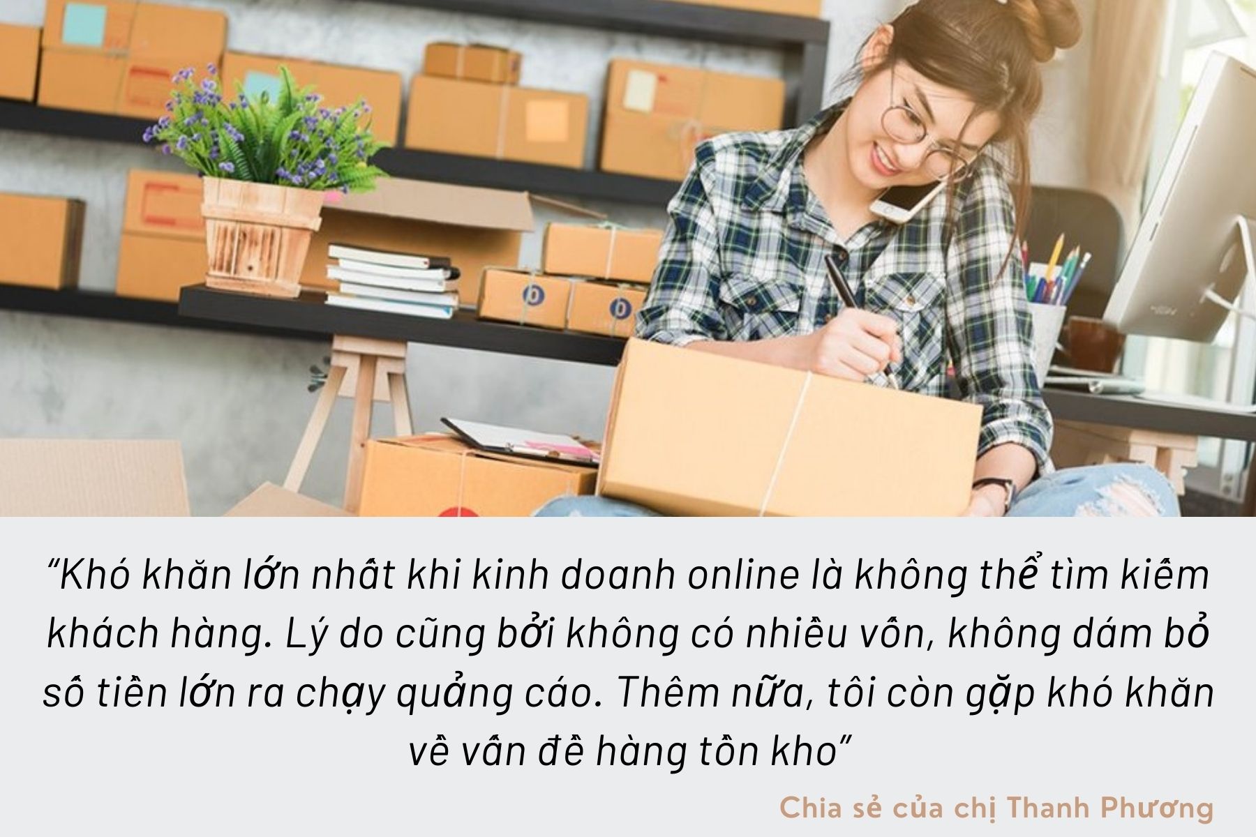 Khó khăn khi kinh doanh online