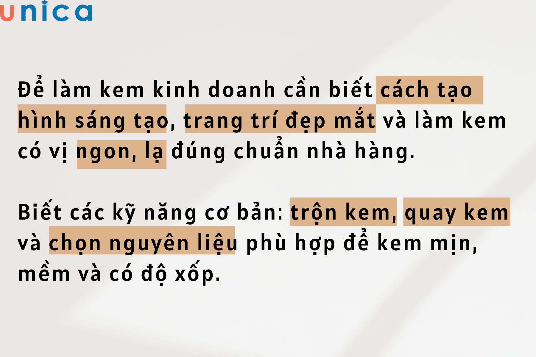 Bí quyết làm kem kinh doanh