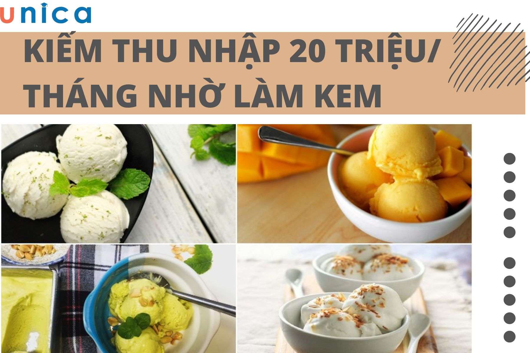 Giáo viên nghỉ dạy về làm kem kiếm thu nhập 20 triệu/ tháng