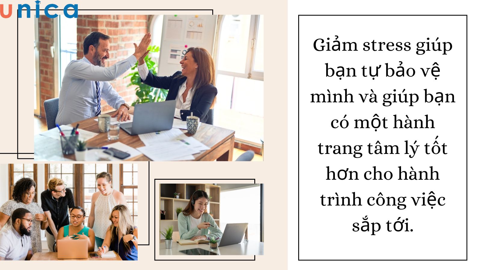 Giảm stress giúp ổn định tâm lý, tạo hành trang cho công việc sắp tới