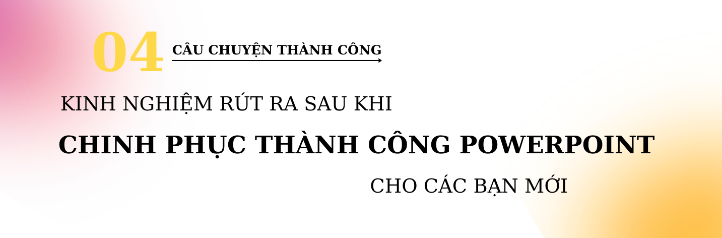 Kinh nghiệm rút ra