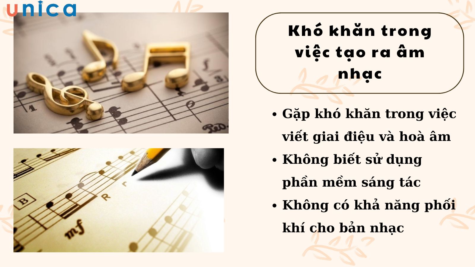 Khó khăn khi tự học viết nhạc