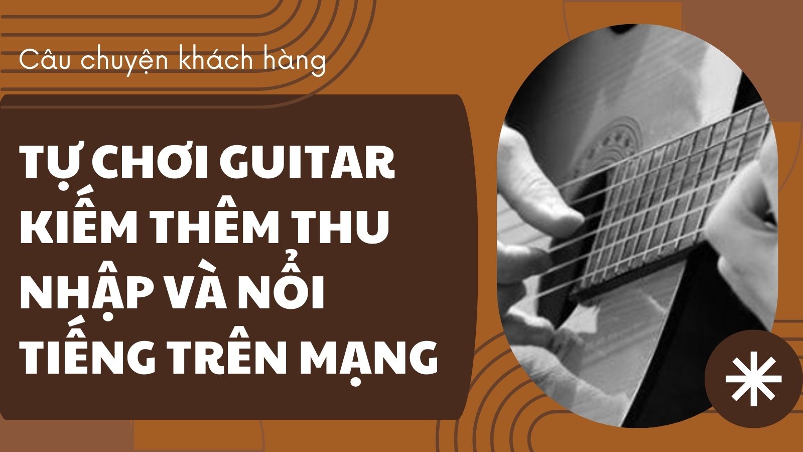 Minh Hoàng tự chơi guitar kiếm thêm thu nhập và nổi tiếng trên mạng