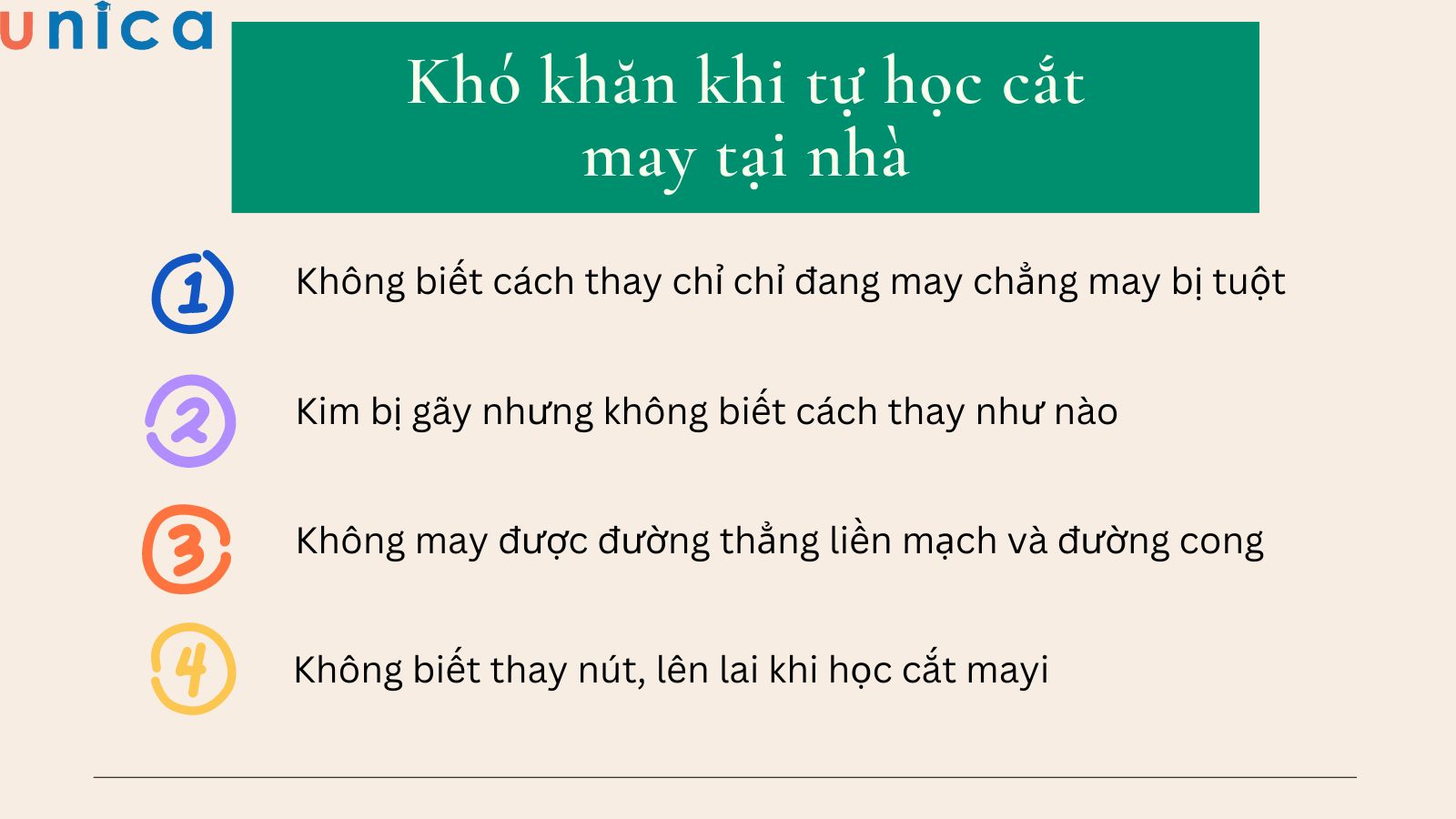 Khó khăn khi tự học nghề cắt may tại nhà