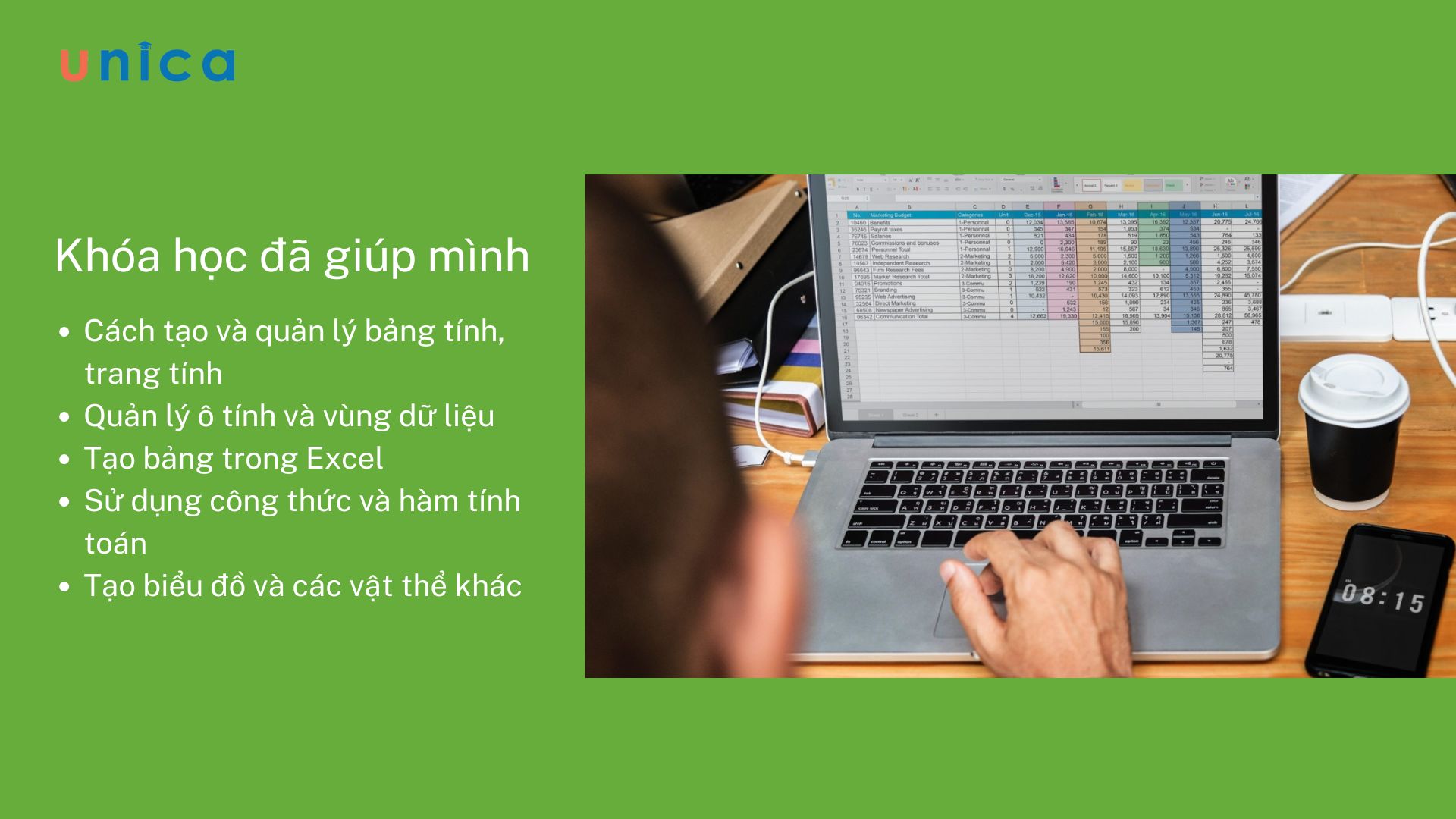 Đăng ký học Mos Excel online 