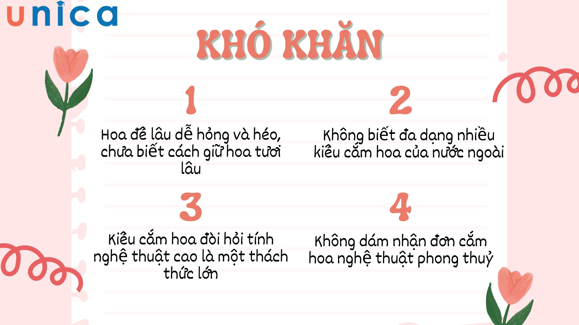 Khó khăn những ngày đầu khởi nghiệp với nghề cắm hoa