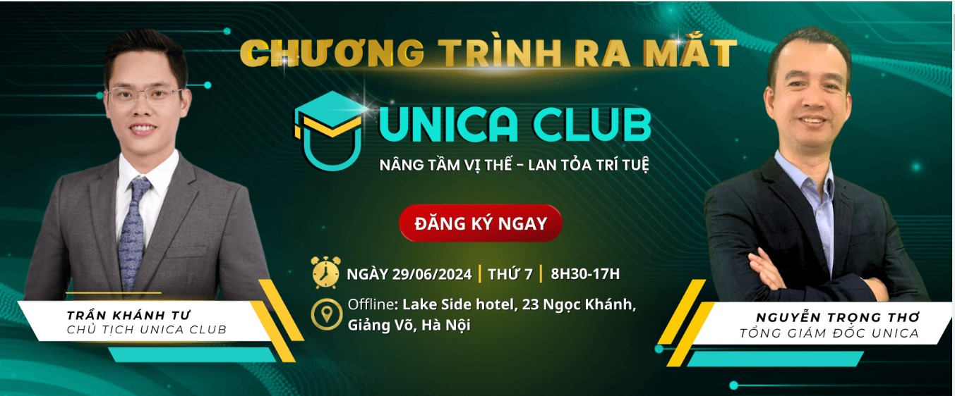 Sự kiện ra mắt cộng đồng Unica Club
