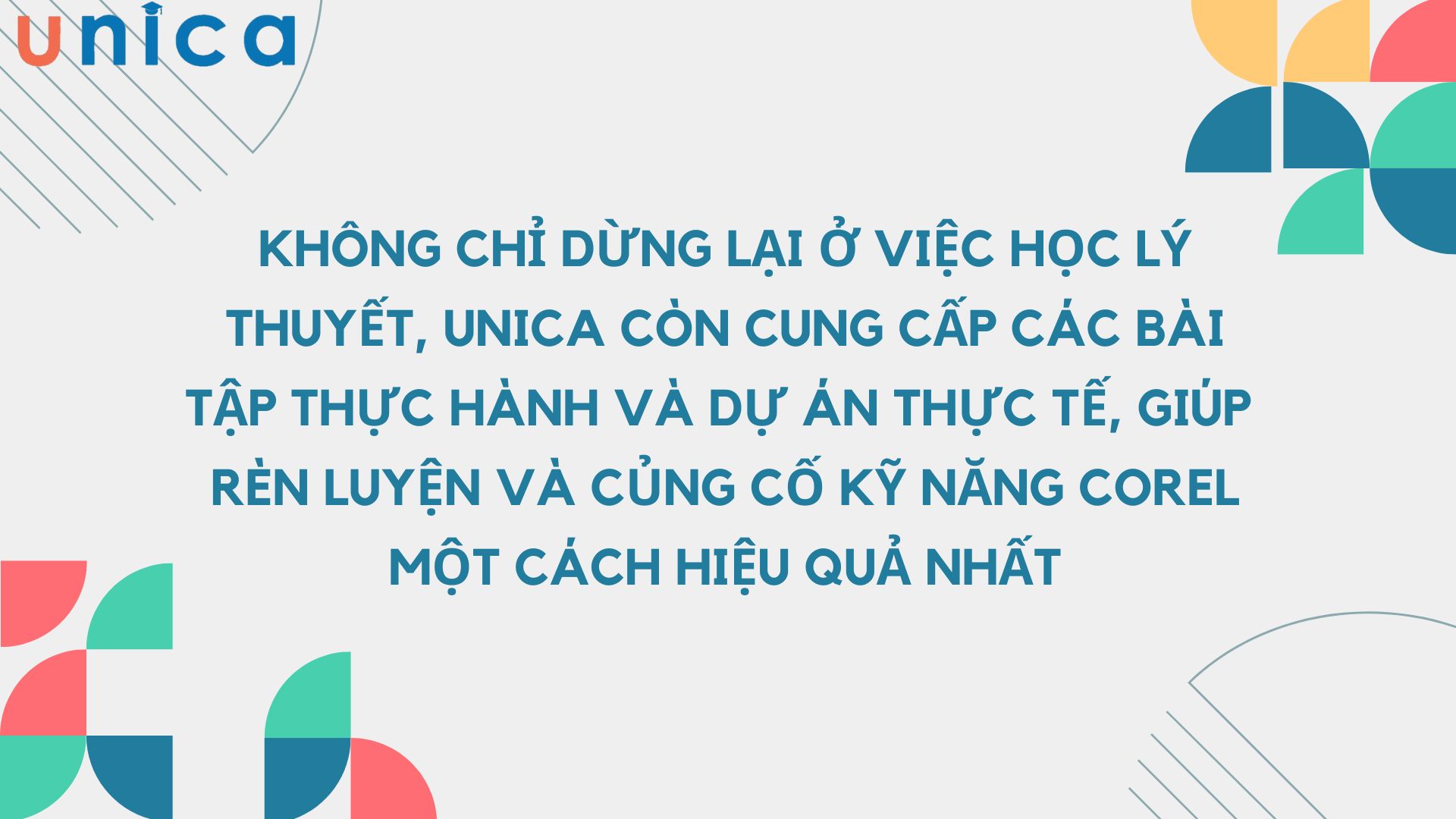 Khoá học corel trên Unica mang lại nhiều lợi ích